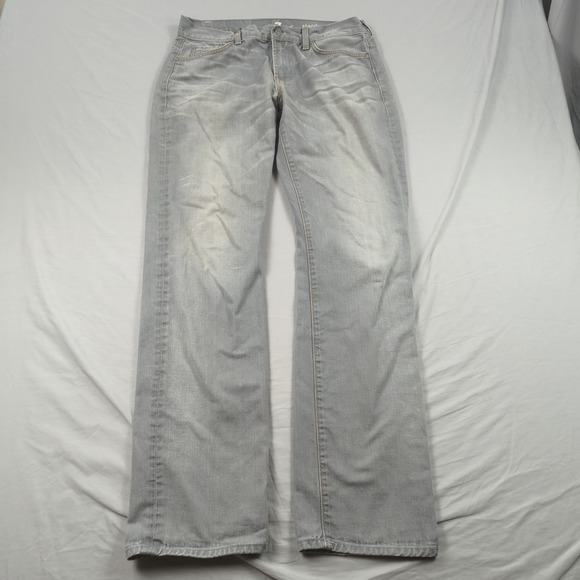 7 For All Mankind Other - 7 for all Mankind Jeans Mens 33x33 Gray Standard Straight Relaxed Casual Faded